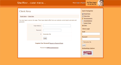 Desktop Screenshot of client.unichost.com
